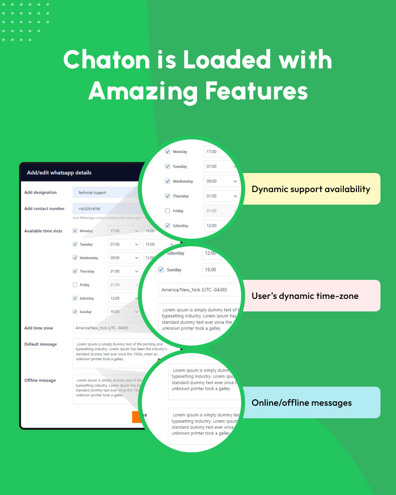 Chaton - WhatsApp Chat WordPress Plugin - 8