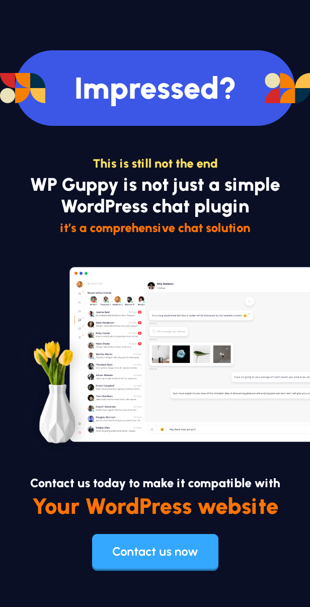 WP Guppy Pro - Plugin obrolan langsung untuk WordPress, WooCommerce, dan BuddyPress - 10