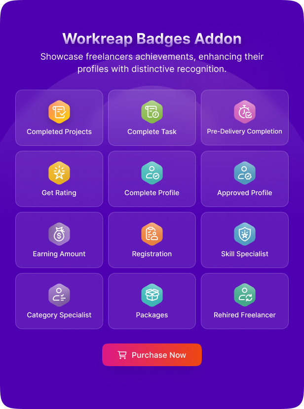 Workreap Achievement - A Badges Extension for Workreap Theme - 1